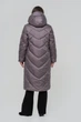 Зимняя женская куртка большого размера UF-Fashion LR-33-1 60 пудровый - изображение 3