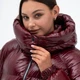 Пуховик жіночий зимовий Tian Kira-TN 42-44 вишневий - зображення 10