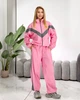 Жіночий костюм з контрастними вставками (кофта+штани) Uaclothes L-XL Рожевий (like39306-197431398) - зображення 1