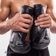 Боксерські рукавички EasyFit PowerPunch 10 унцій (10 oz) Чорні (56003846) - зображення 13