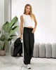 Жіночий костюм з контрастними вставками (кофта+штани) Uaclothes M-L Чорний (like39304-197411375) - зображення 4