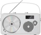 CD проигрыватель LONPOO 103 с Bluetooth, FM-радио, USB, AUX, аккумулятором, белый - изображение 1