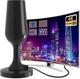 Кімнатна TV-антена DVB-T2/HDTV 360° з магнітною основою для телевізора - зображення 1