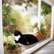 Підвісна лежанка на вікно для кота Sunny Window Seat Cat Bed - зображення 5
