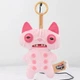 М’яка іграшка зубатий монстр Брелок котик Кіт Fuggler Alley Cats Plush Bag Charm Wrinkle McStinkles Пані Ґудзюня лиса кішка - изображение 3