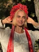 Украинский венок из натуральных сухоцветов на голову с лентами «Свободная» 25*25*10 см - изображение 2