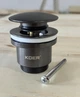 Донный клапан для раковины автоматический Koer PW-01-07 графит KR3404 - изображение 8