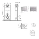 Готове рішення Qtap для ванної кімнати: підвісний унітаз Swan Ultra Quiet 520x360x320 + комплект інсталяції - зображення 3