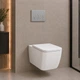 Готовое решение Qtap для ванной комнаты: подвесной унитаз Gemini Ultra Quiet 485×340×350 + комплект инсталляции Nest 4 в 1 (кругла - изображение 1