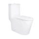 Унитаз-моноблок напольный Qtap Kolibri Ultra Quiet безободочный с сиденьем Soft-close WHITE QT10226380W - изображение 2
