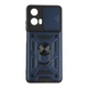 Чехол накладка Guard Shield Armor с кольцом для Motorola G24 Power Dark Blue - изображение 3
