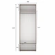 Шкаф распашной комбинированный с антресолью №4 Art in Head Light 2000х2600х500 Кашемир (A2LTK0414000000) - изображение 6