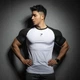 Футболка GYMSHARK Sport белый с черным M - изображение 1