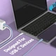 Дата кабель USB-C to USB-C 1.0m 60W (20V/3A) premium J5create (JUCX17W-N) J5create JUCX17W-N 1069395 - изображение 4