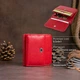 Маленький гаманець на кнопці жіночий ST Leather 19239 Червоний - зображення 3