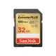 Карта памяти SanDisk 32GB SDXC class 10 Extreme PLUS (SDSDXWT-032G-GNCIN) - изображение 1