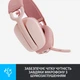 Навушники Logitech Zone Vibe 100 Wireless Rose (981-001224) - зображення 2