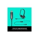 Наушники Logitech PC 960 Stereo Headset USB (981-000100) - изображение 5