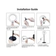 Набір блогера Puluz Ring USB LED lamp 10.2"+ table mount 140cm (PKT3039) - зображення 2