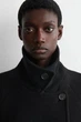 Пальто жіноче COS oversized double-breasted wool coat 1245359001 L Чорний - изображение 4