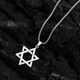 Стильний кулон-амулет "ЗіркаJ" на ланцюгу 42*30 мм [A4551] Zhijia Jewelry Сріблястий - зображення 4