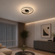 Потолочная LED люстра с пультом 80W два акриловых кольца 3000-6500K корпус черный Svet SY-33037/420 MB - изображение 4