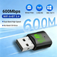 USB Wi-Fi адаптер AX600 Wi-Fi 6 Bluetooth 5.4 дводіапазонний - зображення 1