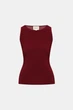 Топ Slim Tank, бордо, розмір M - изображение 5