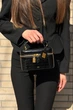 Сумка jw pei cleo black croc - изображение 6