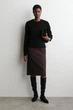 Джемпер жіночий COS merino wool crew-neck jumper 1302149002 М Чорний - изображение 2