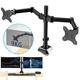 Настольное крепление для двух мониторов UKC кронштейн на два монитора Desk Mount 17"-33" - изображение 2