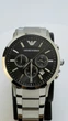 Мужские часы Emporio Armani Renato AR2434 с хронографом (Серебристый / Черный циферблат) - изображение 1