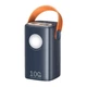 Внешний аккумулятор Повербанк Remax RPP-100 100W 60000mAh Blue с быстрой зарядкой / Павербанк для телефона / Power Bank / Внешний аккумулятор (jz RPP-100) - изображение 2