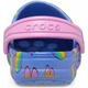Дитячі крокси для дівчинки Crocs Baya Seasonal Graphic Clog Kids Lapis Multi (27-28, світло синій) - зображення 4