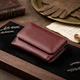Компактний жіночий гаманець на кнопці ST Leather 18885 Темно-червоний - зображення 4