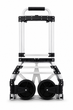 Складная ручная тележка Helper HP - 1201 до 100 кг для покупок груза багажа тележка для перевозки грузов алюминиевая с защитными бамперами двухколесная тачка тележка для склада - изображение 3