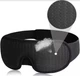 Маска для сна SBTR AFT-Black 3D из дышащего материала и беруши в комплекте, черная - изображение 1