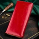 Кошелек женский из гладкой экокожи KIVI 19072 Ярко-розовый - изображение 4