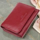 Компактный кошелек удобного формата из натуральной кожи ST Leather 23077 Бордовый - изображение 1