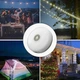 Кемпінговий ліхтар з LED-стрічкою 20 м RGB, акумулятор 2000 мАг, IP44, USB Type-C, магніт, аварійне світло та заряджання телефону для туризму - изображение 2
