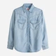 Сорочка джинсова жіноча Levi`s 966518520 XL Блакитна (1161836366) - зображення 5