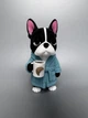 Фигурка Бульдог с чашкой кофе, 14 см, 3D-печать - изображение 4
