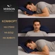 Подушка ортопедична (стружка Memory) №4093 Delicate satin 4052 Ocean MEN 59*43*12 см 590*430*120 Classic - зображення 5