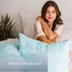 Подушка хлопковая №1291 Valentino (ВЫСОКАЯ) 70*70 - изображение 2