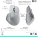 Мышь Logitech MX Master 4 Performance Wireless/Bluetooth Pale Grey (910-007563) - изображение 5