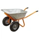 Тачка строительная двухколесная 100л 320кг колесо 15" (из 5-х ЧАСТЕЙ) FLORA (5056714) 4490599 - изображение 1