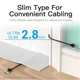Патч-корд 1м, UTP cat 6A RJ-45 slim black Vention (IBIBF) - зображення 4