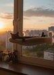 Подвесная оконная лежанка – гамак для кошек, лежак для котов на окно на мощных присосках "Premium Quality" - изображение 6
