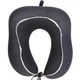 Подушка для шиї Camelback U-подібна дорожня ортопедична Memory Foam двозонний чохол з фіксатором 28х28 см Темно-сіра - зображення 6