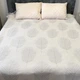 Муслиновый плед-покрывало Mallory Home 3-слойный двусторонний 210×250 см бежевый листья - изображение 5